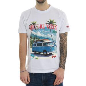 T-SHIRT STAMPA BIANCO